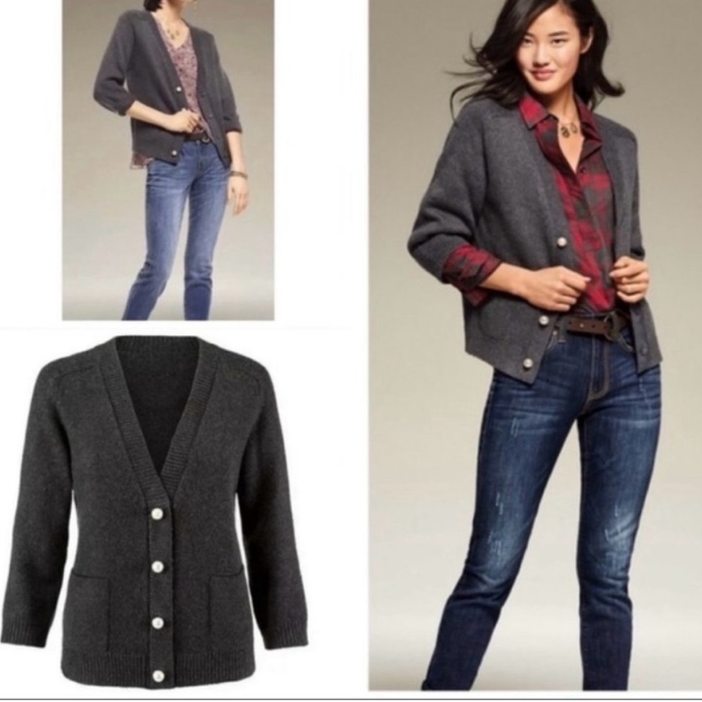 CAbi 3533 Cultured Oversized Cardigan Size S